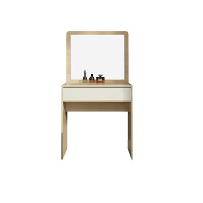 China Adjustable Modern Nordic Style Home Furniture Wooden Dressing Table (Other) With Mirror for sale