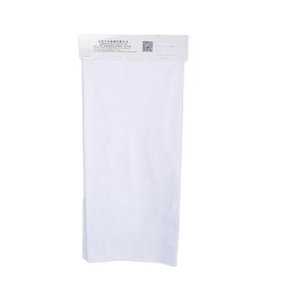 China Durable High Stretch Warp Breathable White Nylon Spandex CVC32S Knitted Plain Fabric Tank Top for sale