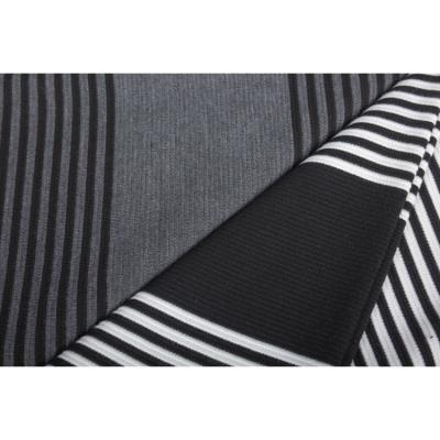 China Customization Breathable 100%Polyester Yarn-dyed Striped Knitted Plain Colors Jersey Fabric For T Shirt for sale