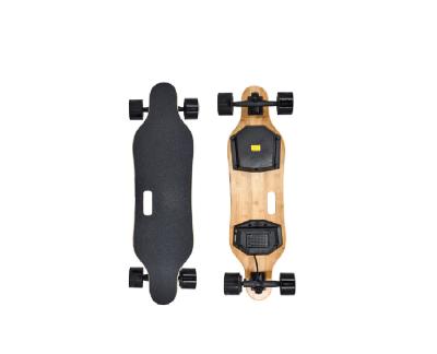 China 2021 best selling long board four wheel youth electric skateboard with split single box 600w motor 4000m for sale