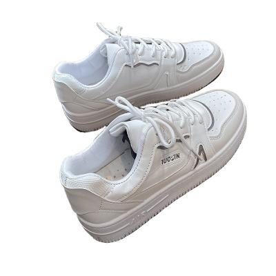 China Newest Designs Latest Fashion Casual White Comfortable Ladies Platform Shoes Sneakers Women for sale