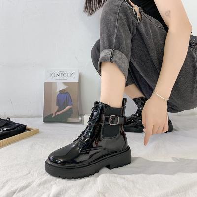 China British Style Anti-slippery Women's Ankle Boots Spring And Autumn Boots Platform Chelsea Women Boots for sale