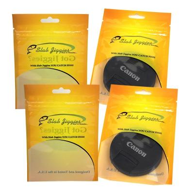 China Printed Recyclable Custom Fishing Jig Packaging Zip Lock Small Plastic Bag For Soft Silicon Lures for sale