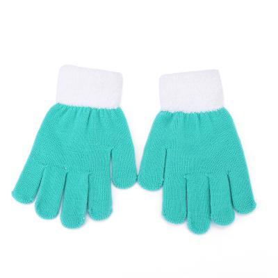 China Soft Kids Warm Gloves Toddler Winter Magic Gloves Babies Knit Glove for sale