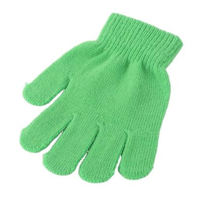 China Soft children's ski knitted magic gloves stretch to keep fingers warmFive for sale