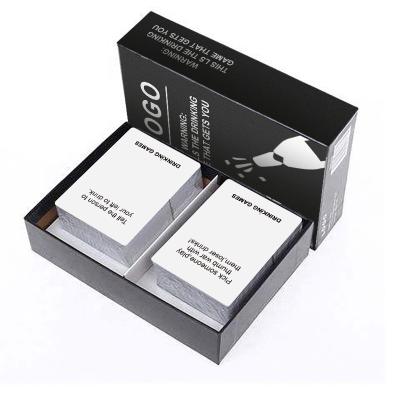 China Paper High quality custom playing card sets adult party drinking card drunk card game for sale