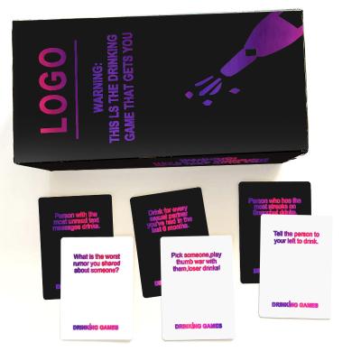 China Paper Manufacturer bedroom command party sexy drinking card game custom conversation cards games with box for adults couples for sale