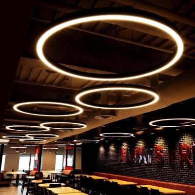 China Wardrobe Customized LED Strip Aluminum Profile Curved LED Aluminum Profile For Housing Channel Or Cafe Room for sale