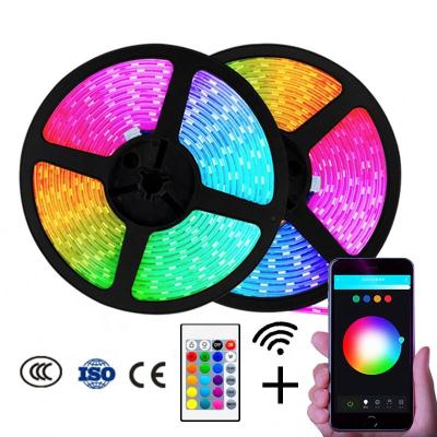 China Hot Selling LANDSCAPE Color Changing Flexible RGB With Remote LED Light Strip for sale