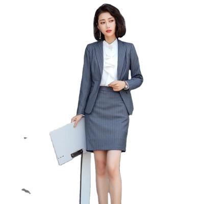 China Girls 3 Piece Anti-Shrink Suit Slim Fit Skirt And Top Lady Velor Suit Ladies Set Clothes for sale