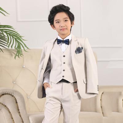 China Formal Custom Kids Clothes Korean White Suit Kids Boys Formal Boy Suit for sale