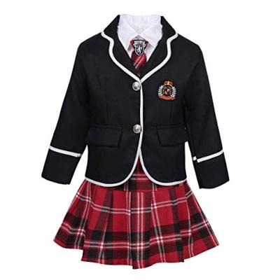 China Fashion can be black high quality coat design customized international school uniforms for sale