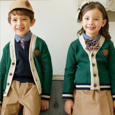 China Superior + Children Matching Pant Sets Cheerleading The School Uniform Design Kindergarten School Uniform Set Of Four for sale