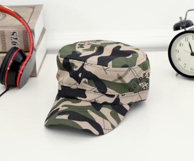 China Wholesale Custom High Quality Classic COMMON Style Flat Top Camouflage Military Hat for sale