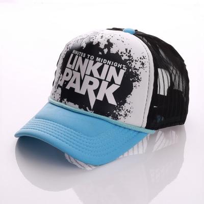 China YUEXING COMMON Free Sample Custom Bar Mesh Trucker Hat for sale