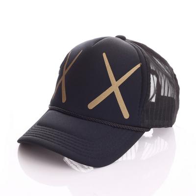 China YUEXING COMMON Free Sample Custom Logo Trucker Hat Cap With Silk Logo for sale