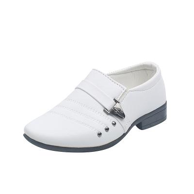 China Other Factory Customized Boys' Acute Leather Shoes for sale