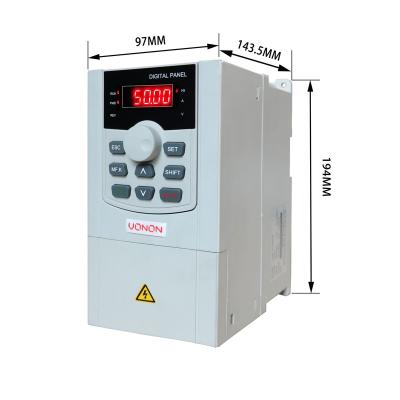 China Industrial Ect MINI VFD 380V 2.2KW 3PH Technology Motor Inverter Frequency Converter Speed ​​Controller Three Phase AC Main Driver for sale