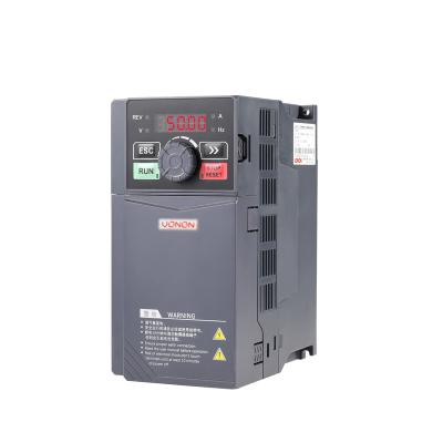 China Industrial Equipment Ect VONON 3 Phase AC Drive 220v 2.2kw Frequency Inverter Vvf Vfd Control Vvf Vfd for sale