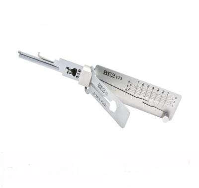 China LISHI BE2-7 Stainless Steel Decoder Locksmith Tools CISA Yale AM5 Lishi LW4 for sale