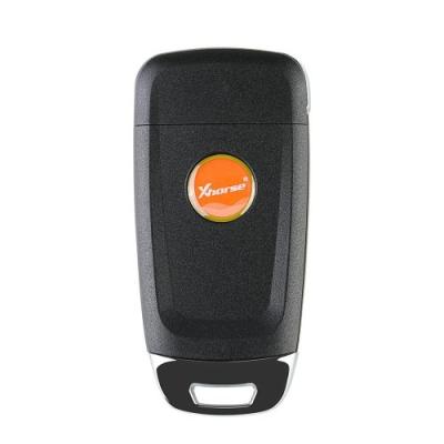 China ABS+Metal XKAU01EN XHORSE VVDI Flip Wired Universal 3 Button Remote Key for Audi for sale