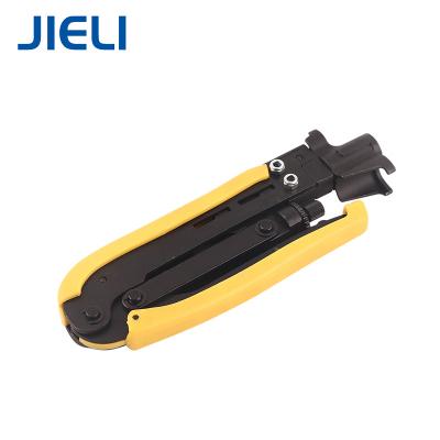 China Lan Cable F Connectors Stripping Kit Coaxial Crimping Tool Kit Compression Tool Kit for sale