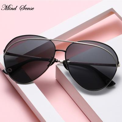 China 2022 environmental friendly spirit sense oval punk sunglasses spring metal steampunk mirror newcomer fashion design famous brands sunglasses for sale