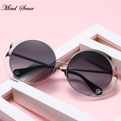 China 2022 Spirit Sense Durable Goods Using Metal Frame Size Quality Eco Friendly Chic Round Unisex Polarized Sunglasses for sale