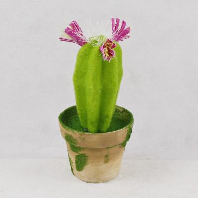 China Simulation plant living room green plant home decoration cactus hand made home decoration column for sale