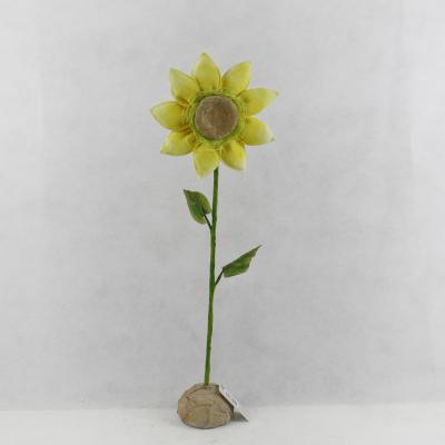 China Factory direct sales handmade EVA sunflower and feverfew artificial phalaenopsis Easter decorative sunflower for sale