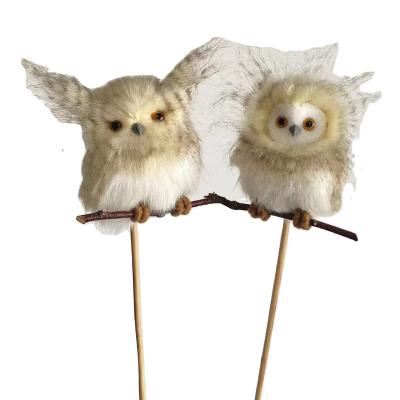 China Factory direct sales Christmas handcrafted foam jewelry owl handmade sticks owl for sale