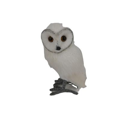 China Christamas Home Decoration New Year Factory Selling Classic Owl Christmas Home Decoration Realistic High Quality Realistic Feather Simulated Owl for sale