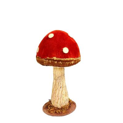 China Factory direct selling Christmas tree furnishings handmade classic foam table red mushroom for sale