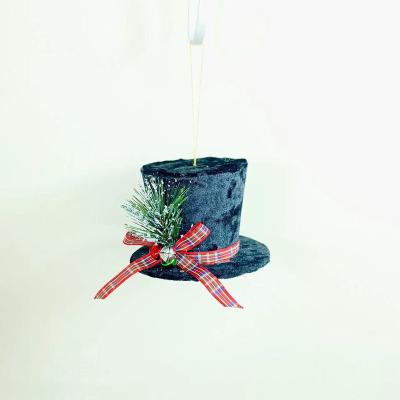 China Hand-made factory directly sells popular classic black Christmas hats and decorative Christmas hats for sale