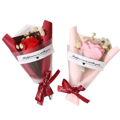 China Lasting Mini Bouquet of Dry Flowers All Over the Sky Star Soap Flower Valentine's Day Gift Box Assorted Activities for sale