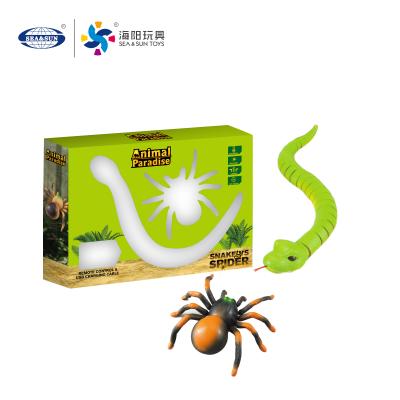 China China Eco-friendly Infrared RC Infrared Radio Control Animal Plastic Toy Snake And Spider &With USB Charger for sale