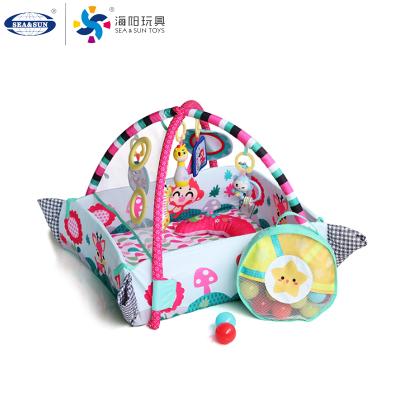 China Toy New Product Baby Educational Toy Five In A Mat Multifunctional Fitness Game Ball Ocean Covering Toy for sale