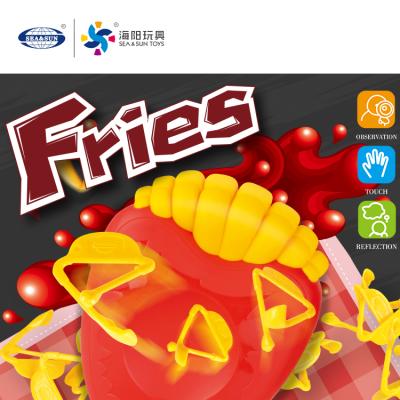 China Kids Eco - Friendly Tabletop Board Game Toys Educational Custom French Fries Game for sale