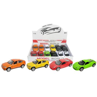 China Toy Popular Classic 1:32 Diecast Car Diecast Model for Children (12PCS) for sale