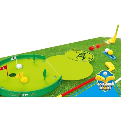 China Outdoor Kids Toy Sport Golf Gift Set With Music And Sound 62.8*7.8*35.1cm for sale