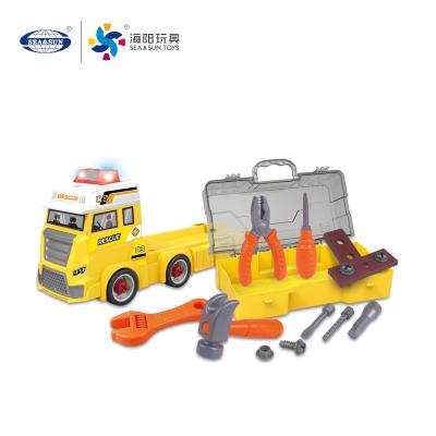 China Funny Educational Toy Children's Self Loading Toys, Educational Lights and Music, Self Loading Tools Container Truck for sale