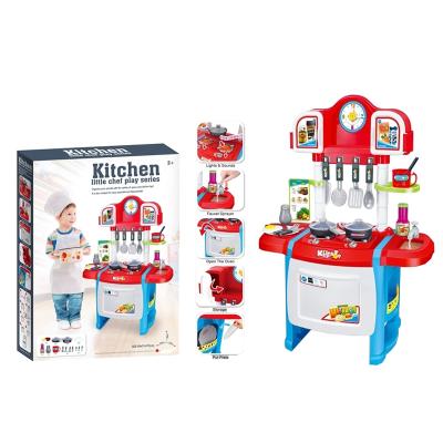 China Top Selling Funny Plastic Toy Set Kitchen Kids Toy Kitchen for sale