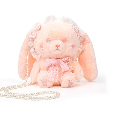 China 2022 Original Duoai Material Fashion &Plush Lolita Bag Messenger Bag Stuffed Eco-friendly Toy Animal Rabbit Figure Kawaii Bag for sale