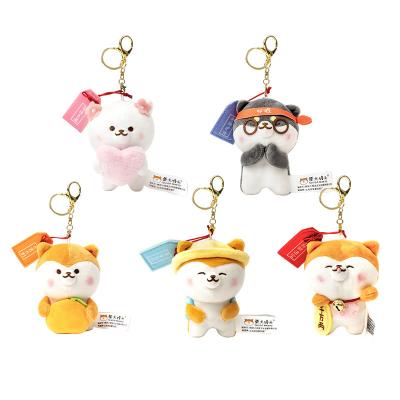 China Eco-friendly Material Animal Key Chain Plush Doll Birthday Gifts Cute Cartoon Stuffed Cute Plush Dolls Toys Key Ring Bag Pendant Plush for sale