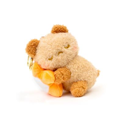 China Key Chains Toy Lovely Birthday Gift Cute Ring Bag Pendant Plush Key Eco-friendly Material Cute Plush Toy for sale