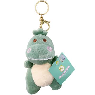 China Eco-friendly Doll Material Cute Stuffed Plush Toy Dinosaur Plush Accessories School Bag Ornament Key Chain Anime Key Chain for sale