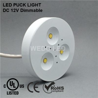 China Ressessed in wholesale 12volt recessed led under cabinet lights with flicker free UL certified for jewelry display for sale