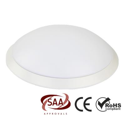 China SAA CE Sensor LED Oyster Surface Mounted Ceiling Light With Emergency for sale