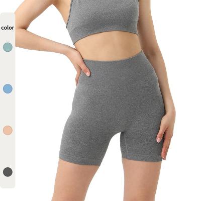 China New Women Yoga Sweat Yoga Shorts Ladies Gym Fitness Wear Lifting Pants Breathable Fashionable Causal Quick Dry Butt Lifting Pants for sale