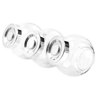 China Glass Bottle 50ml Clear Glass Wish Bottles Eco - Friendly Bottle With Lid for sale